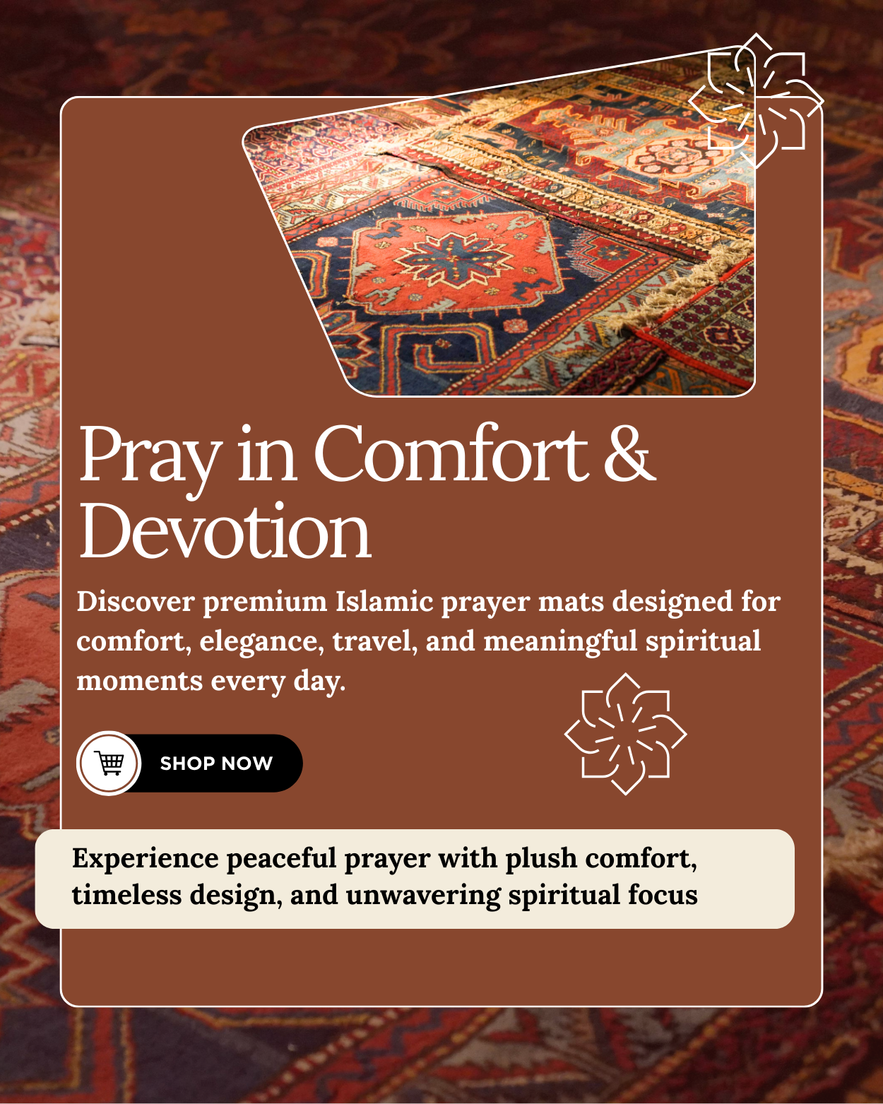 Muslim prayer carpet