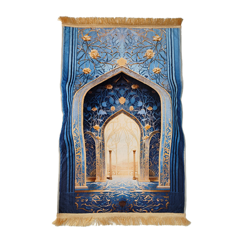 Vintage Pattern Muslim Prayer Rug
