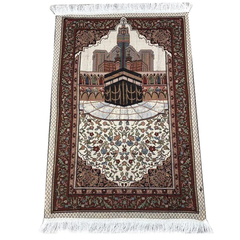 Muslim Prayer Rug Islamic Braided Carpet Mat