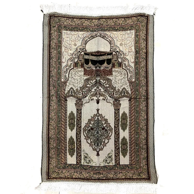 Muslim Prayer Rug Islamic Braided Carpet Mat