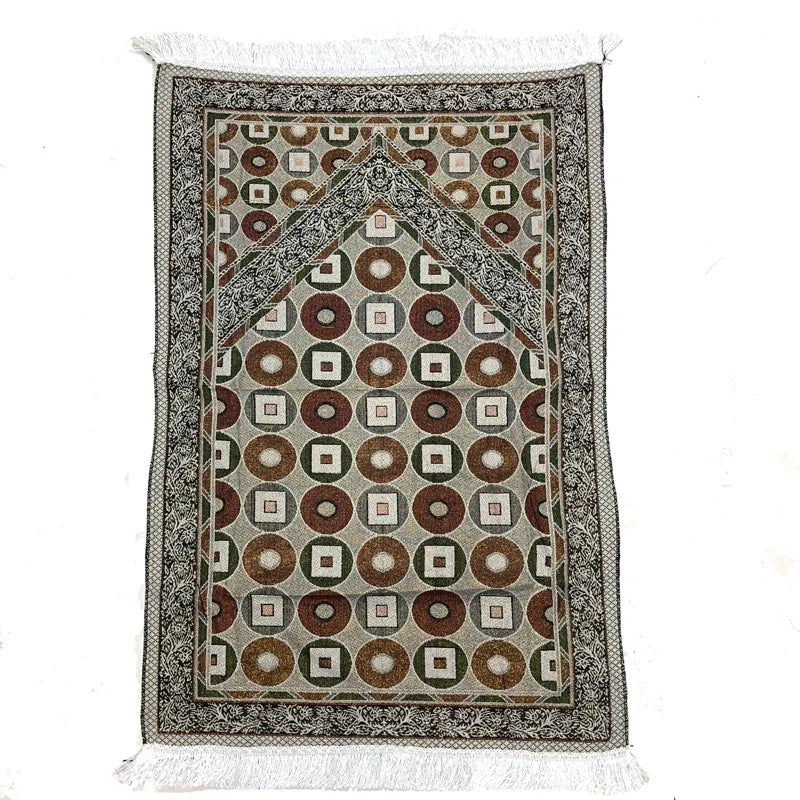 Muslim Prayer Rug Islamic Braided Carpet Mat