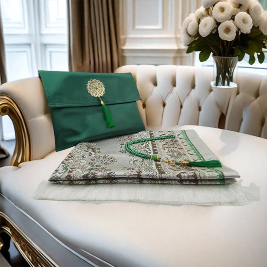 3-Piece Muslim Prayer Mat Set