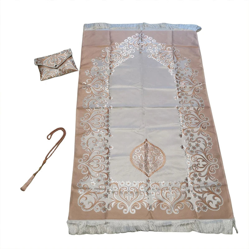 3-Piece Muslim Prayer Mat Set