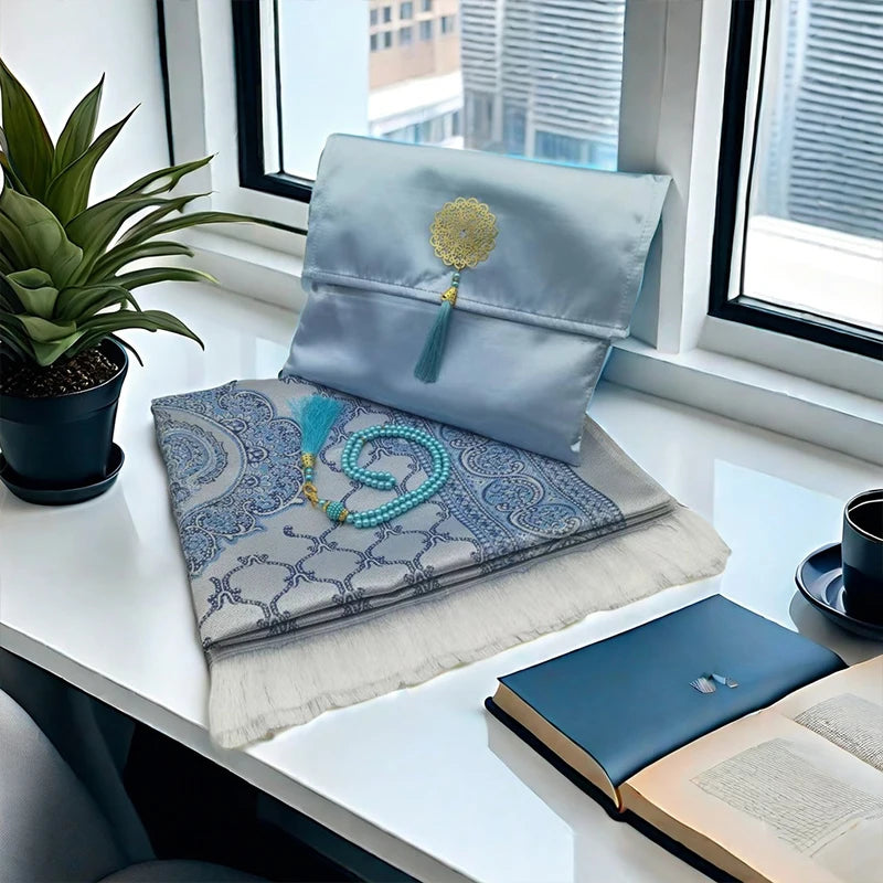 3-Piece Muslim Prayer Mat Set