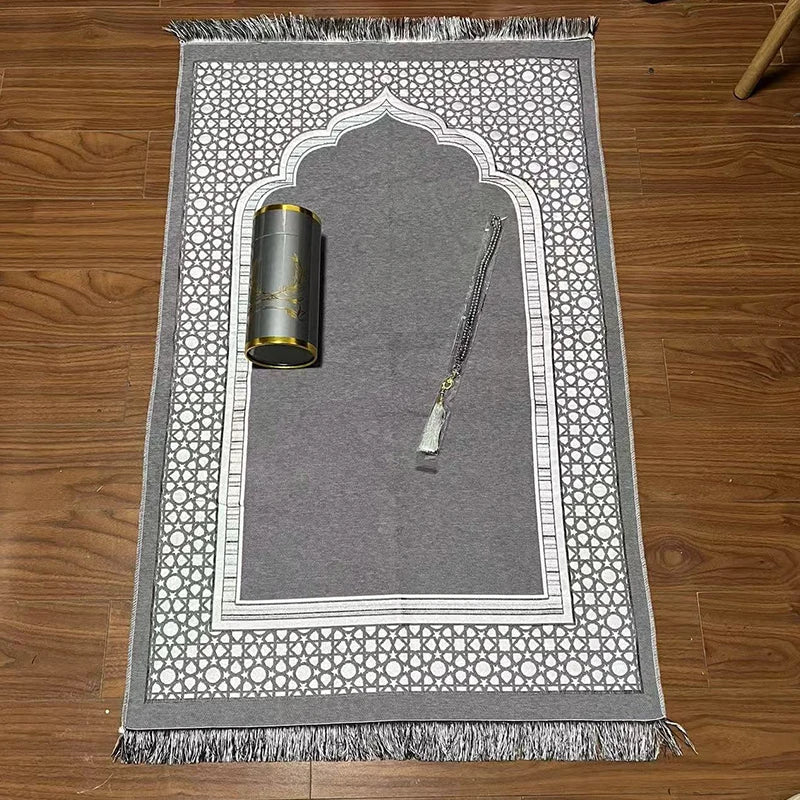 3-Piece Muslim Prayer Mat Set