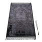 Large Thick Muslim Prayer Mat with Tasbih