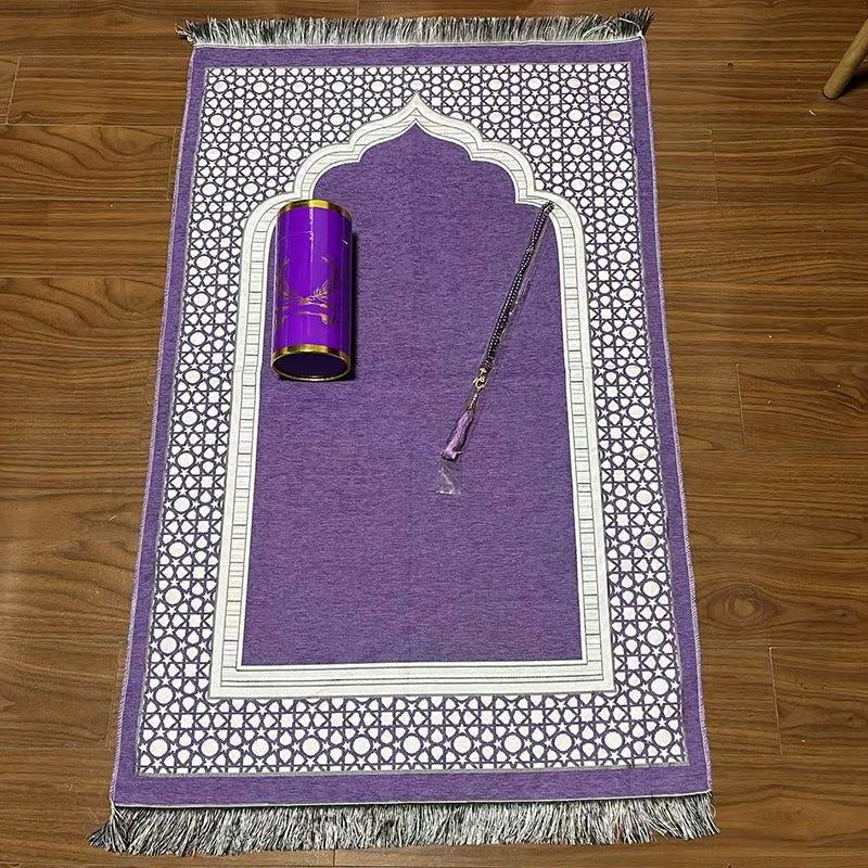 3-Piece Muslim Prayer Mat Set