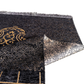 Turkish Black Chenille Muslim Prayer Rug